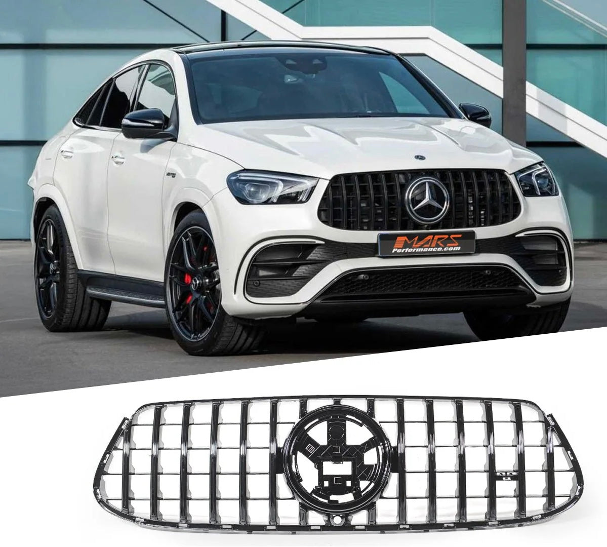 MERCEDES GLE C167 ΜΑΣΚΑ PANAMERICANA ΜΑΥΡΗ