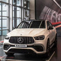 Body Kit  package suitable for Mercedes GLE Coupe C167 after 2019 with black trims, black grille, and black exhaust tips